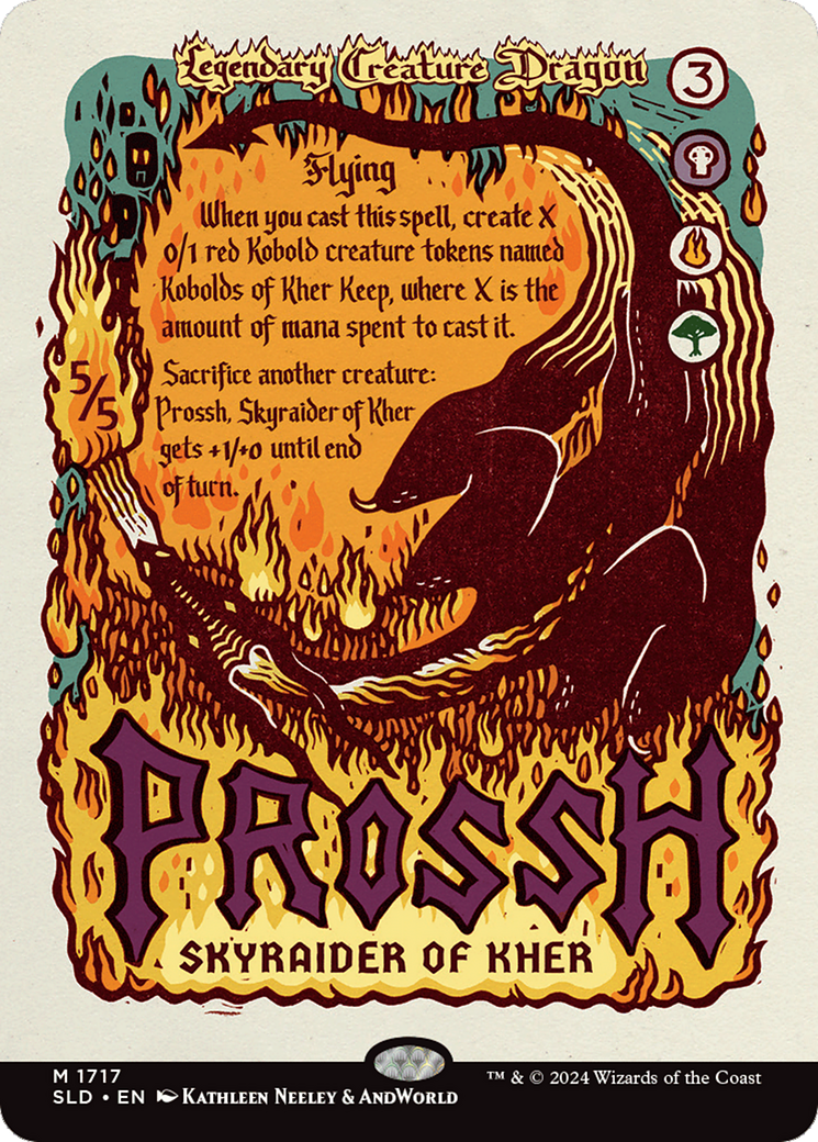 Prossh, Skyraider of Kher (Rainbow Foil) [Secret Lair Drop Series] | Gate City Games LLC