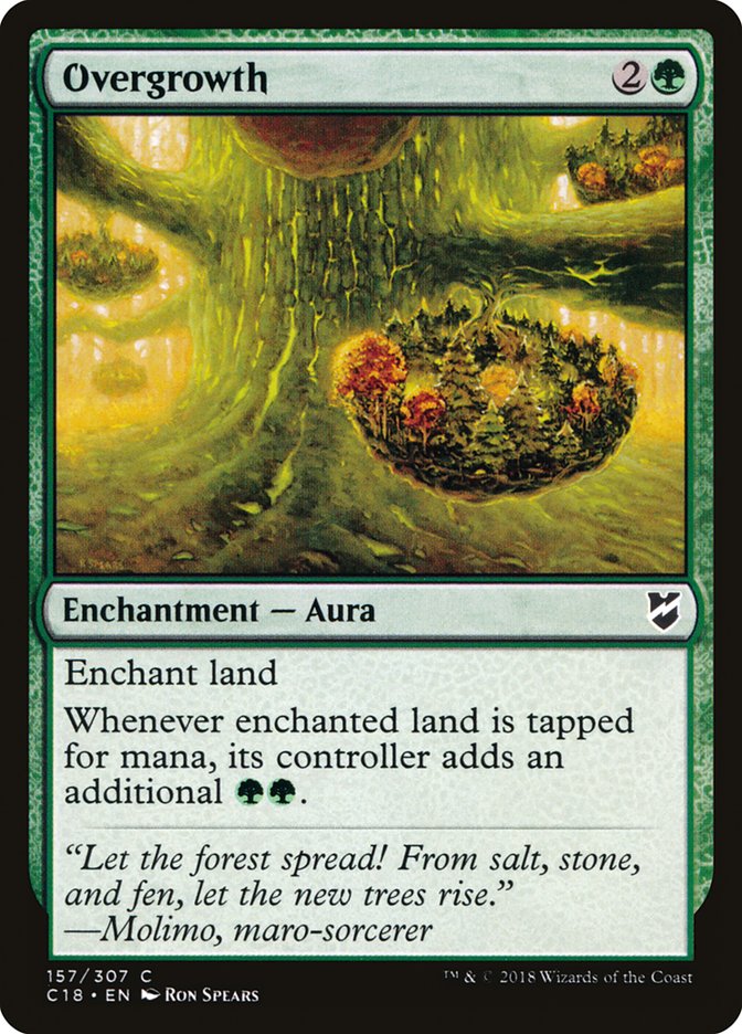 Overgrowth [Commander 2018] | Gate City Games LLC