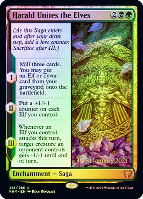 Harald Unites the Elves [Kaldheim Prerelease Promos] | Gate City Games LLC