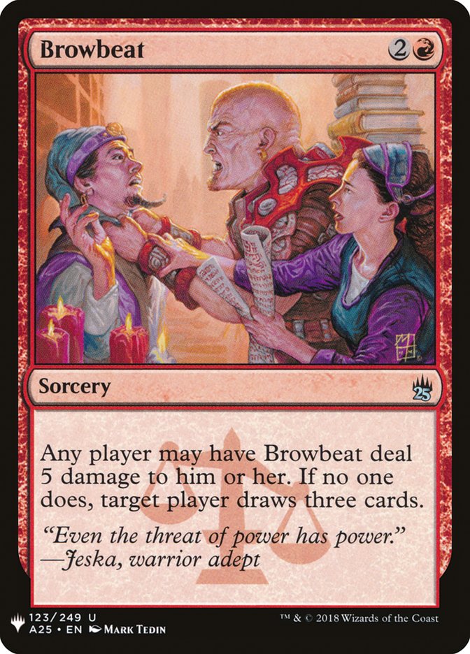 Browbeat [Mystery Booster] | Gate City Games LLC