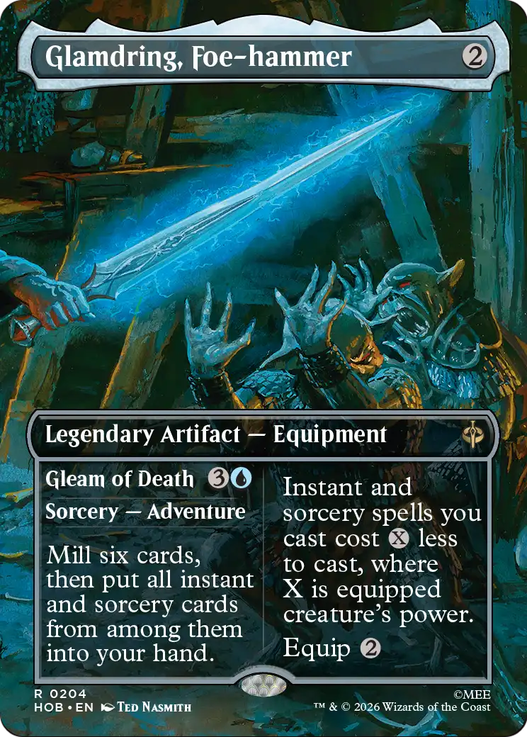 Glamdring, Foe-hammer (Borderless) [The Hobbit] | Gate City Games LLC