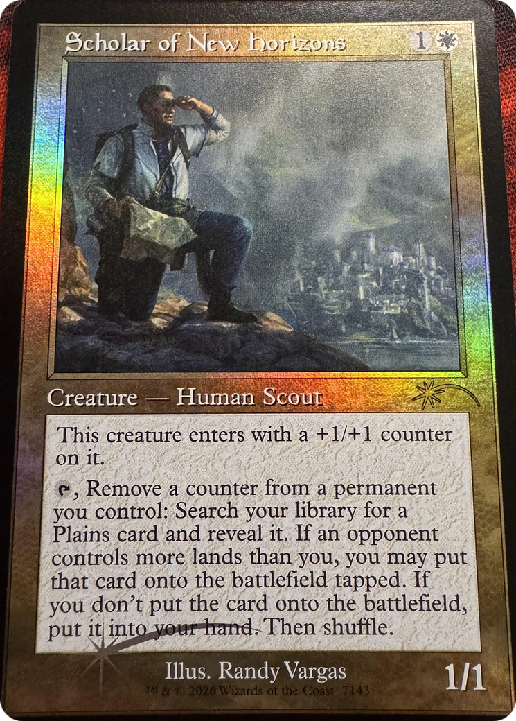 Scholar of New Horizons (Retro Frame) [Secret Lair Drop Series] | Gate City Games LLC