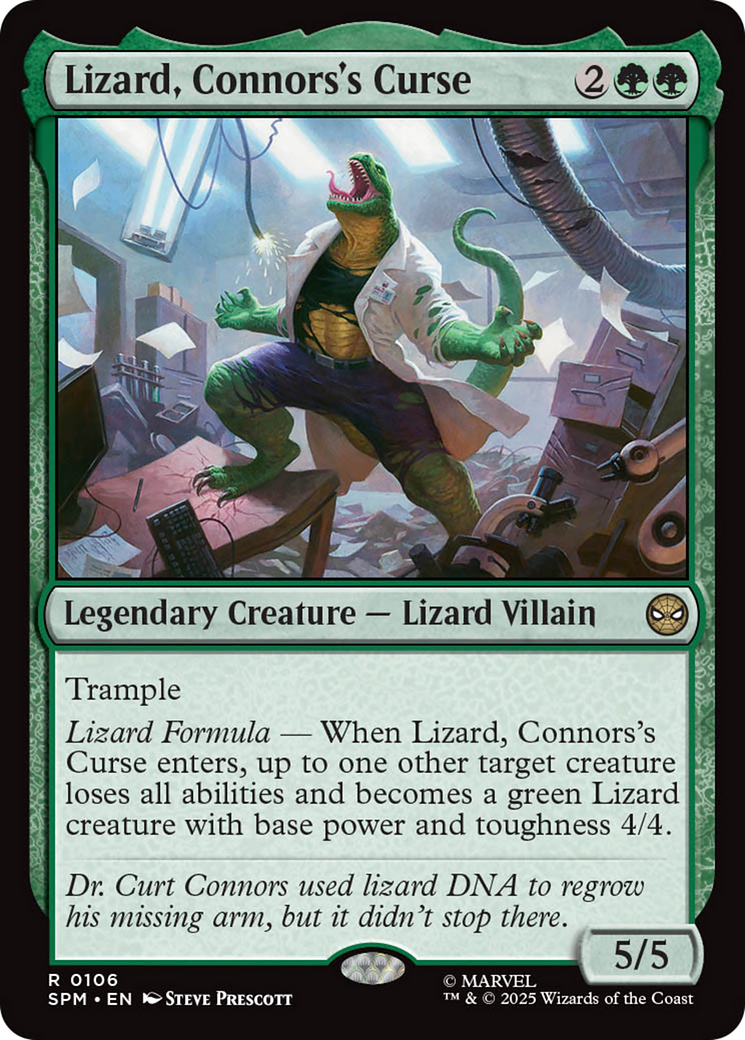 Lizard, Connors's Curse [Marvel's Spider-Man] | Gate City Games LLC