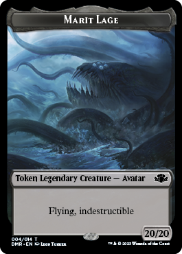 Insect // Marit Lage Double-Sided Token [Dominaria Remastered Tokens] | Gate City Games LLC