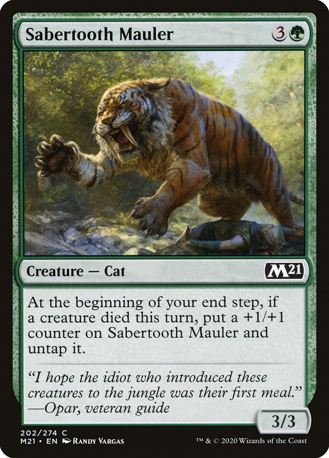 Sabertooth Mauler [Core Set 2021] | Gate City Games LLC