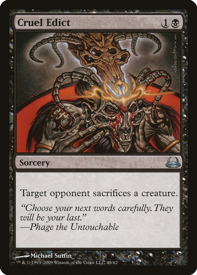 Cruel Edict [Duel Decks: Divine vs. Demonic] | Gate City Games LLC
