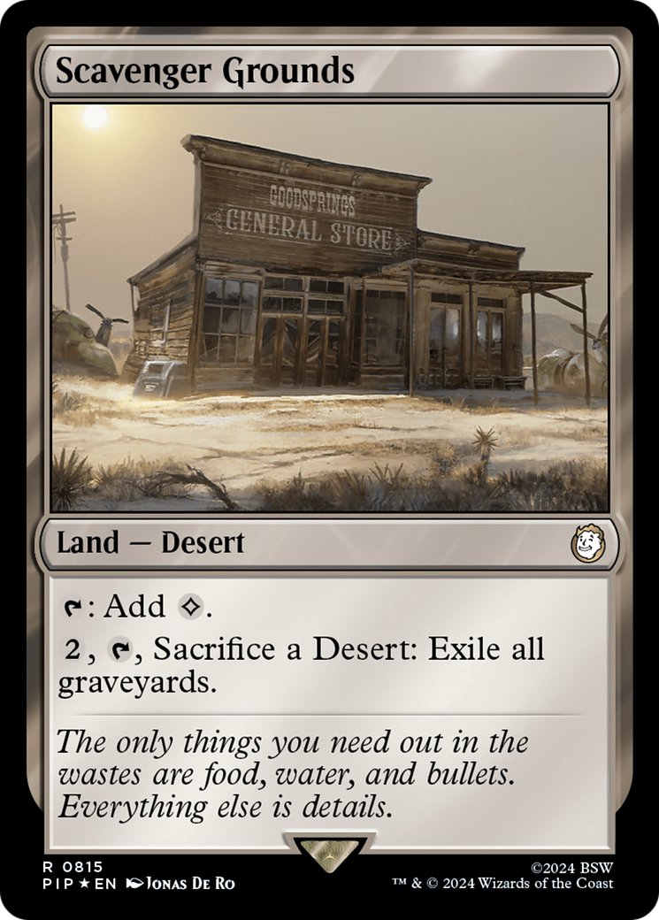 Scavenger Grounds (Surge Foil) [Fallout] | Gate City Games LLC