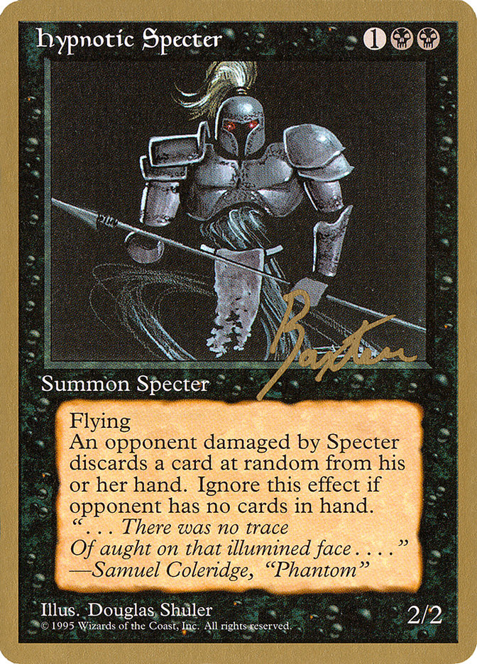 Hypnotic Specter (George Baxter) [Pro Tour Collector Set] | Gate City Games LLC