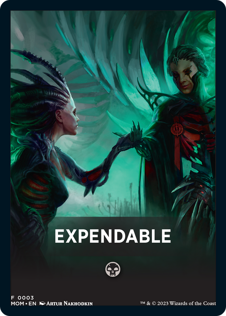 Expendable Theme Card [March of the Machine Tokens] | Gate City Games LLC