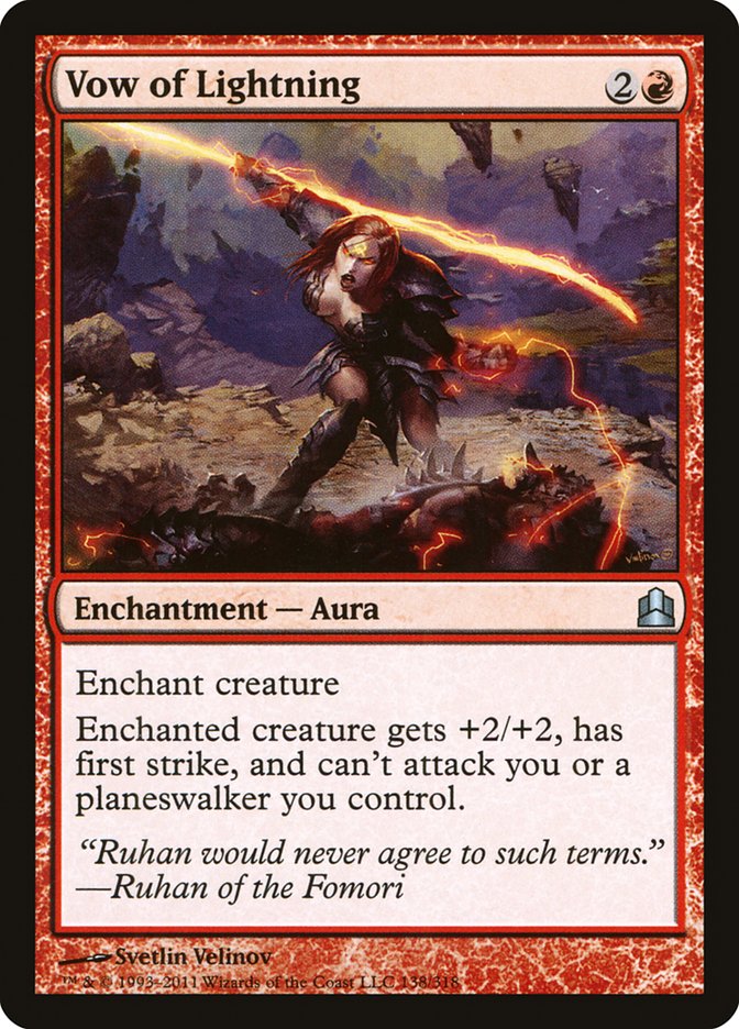 Vow of Lightning [Commander 2011] | Gate City Games LLC