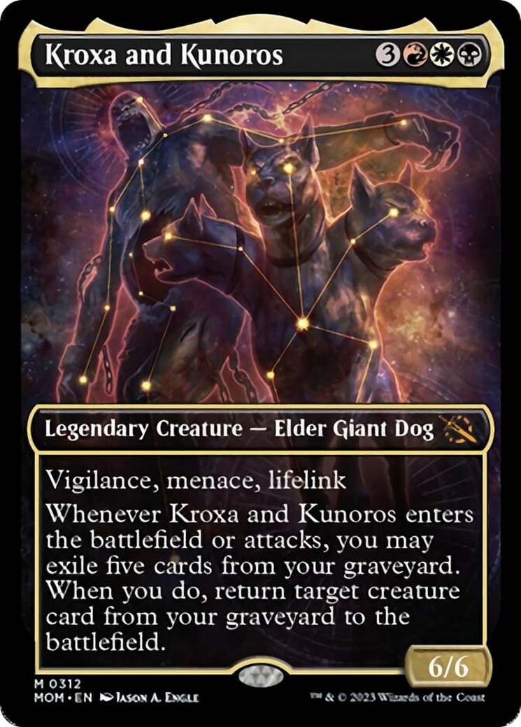 Kroxa and Kunoros (Showcase Planar Booster Fun) [March of the Machine] | Gate City Games LLC