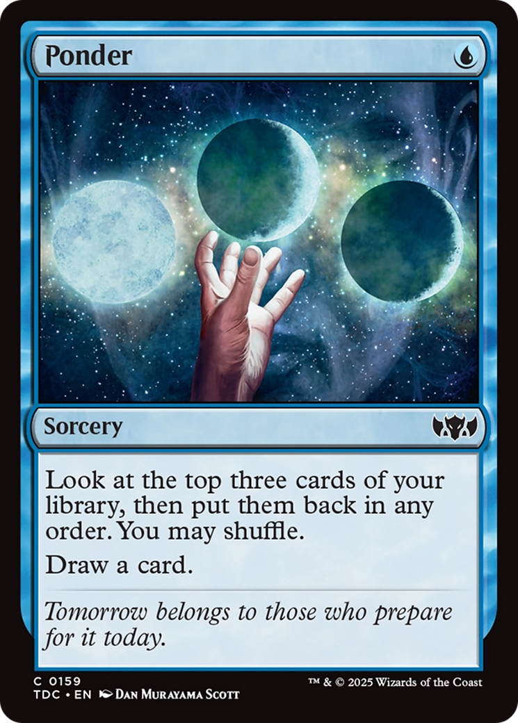 Ponder [Tarkir: Dragonstorm Commander] | Gate City Games LLC