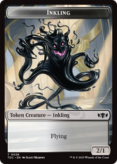 Inkling // Bird Double-Sided Token [Tarkir: Dragonstorm Commander Tokens] | Gate City Games LLC