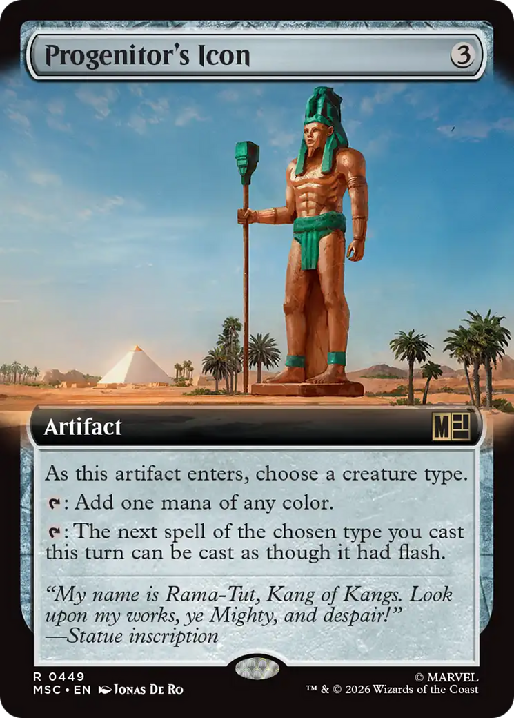 Progenitor's Icon (Extended Art) [Marvel Super Heroes Commander] | Gate City Games LLC