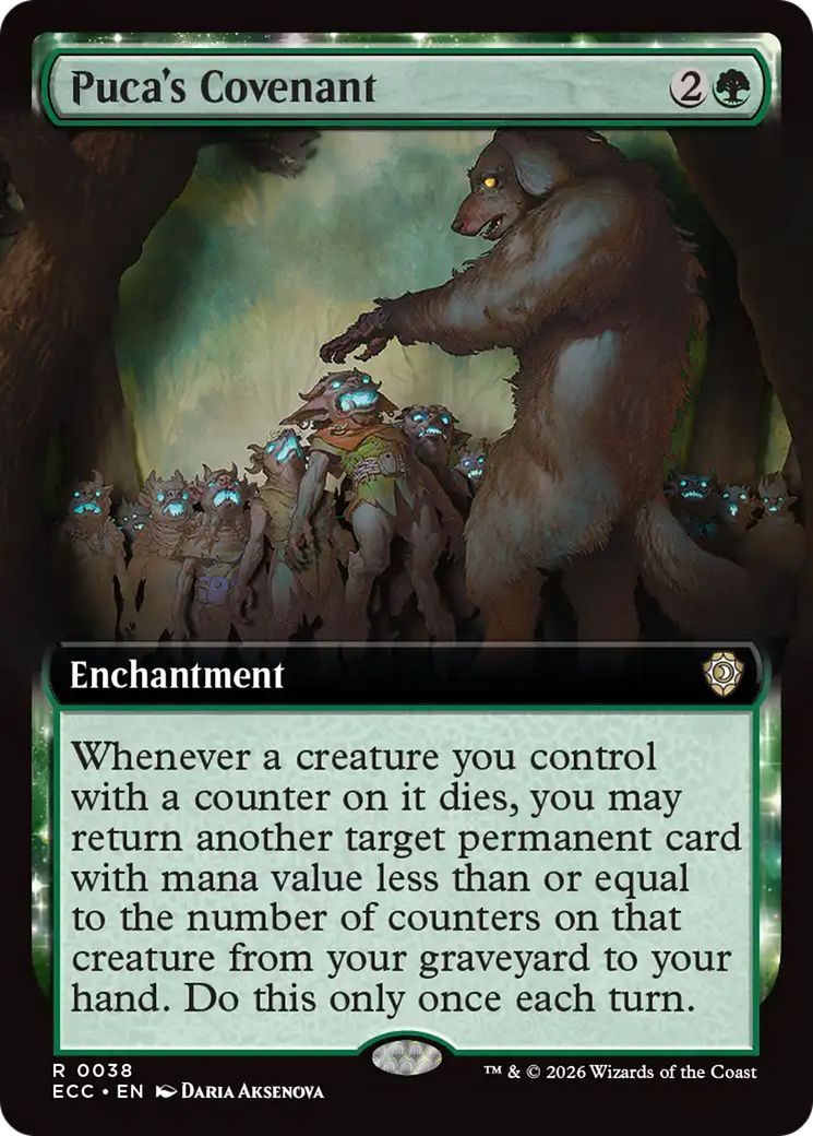 Puca's Covenant (Extended Art) [Lorwyn Eclipsed Commander] | Gate City Games LLC