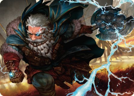 Electrostatic Infantry Art Card [Dominaria United Art Series] | Gate City Games LLC