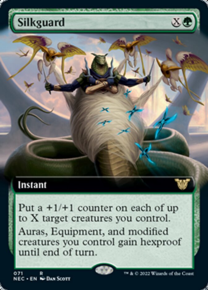 Silkguard (Extended Art) [Kamigawa: Neon Dynasty Commander] | Gate City Games LLC
