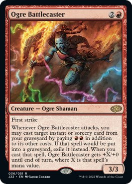 Ogre Battlecaster [Jumpstart 2022] | Gate City Games LLC