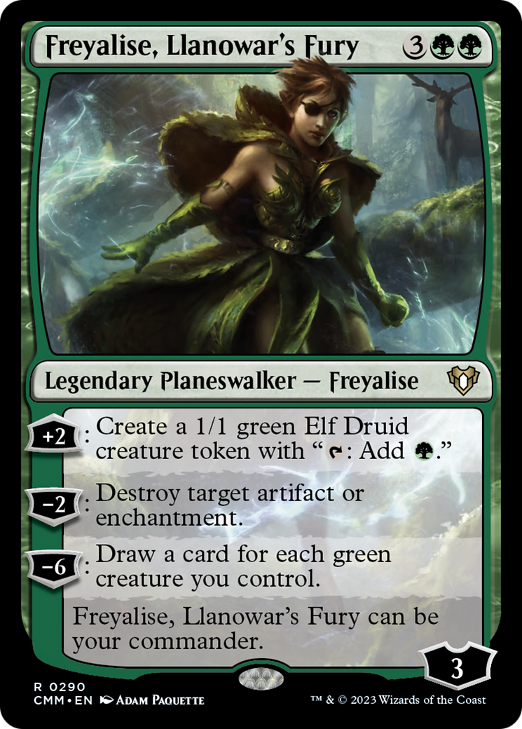 Freyalise, Llanowar's Fury [Commander Masters] | Gate City Games LLC