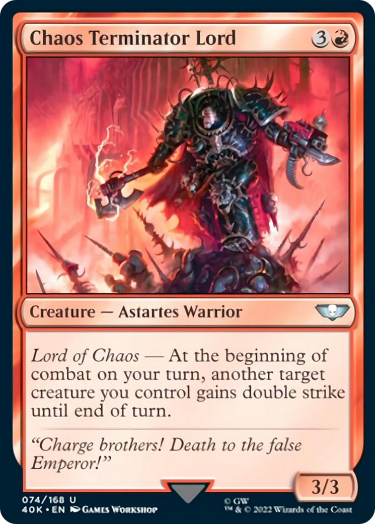 Chaos Terminator Lord [Warhammer 40,000] | Gate City Games LLC