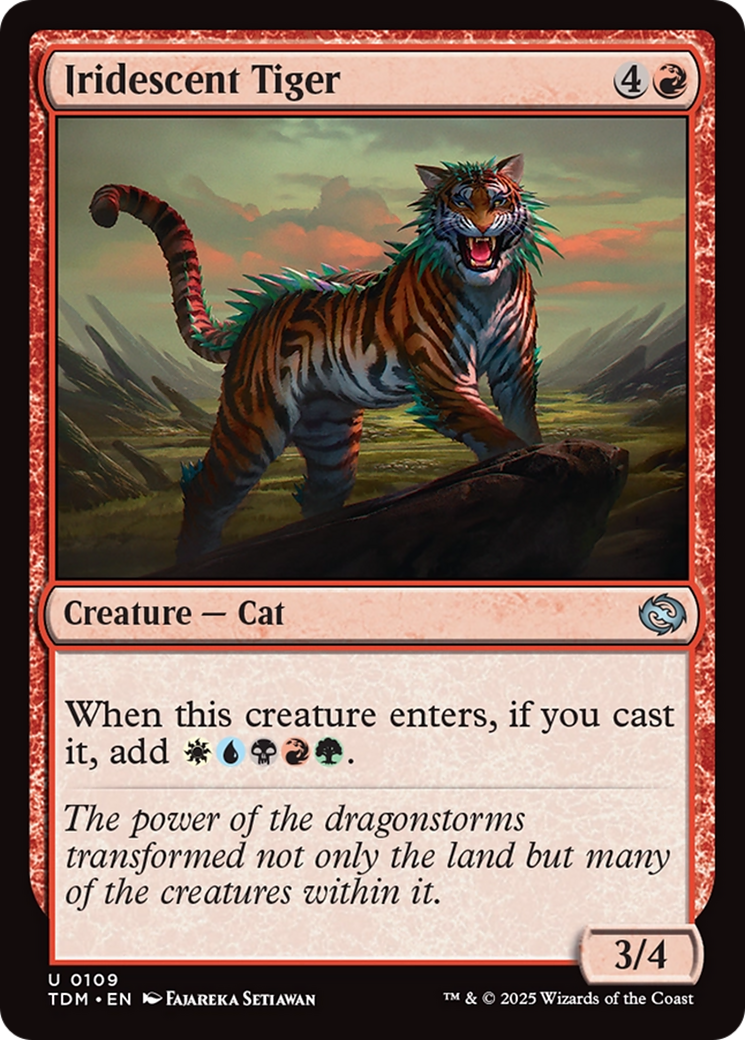 Iridescent Tiger [Tarkir: Dragonstorm] | Gate City Games LLC