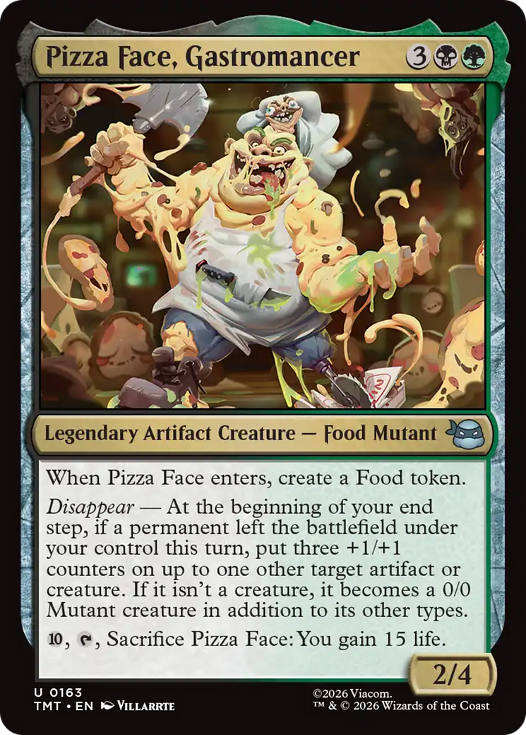 Pizza Face, Gastromancer [Teenage Mutant Ninja Turtles] | Gate City Games LLC
