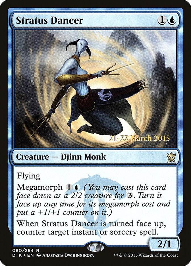 Stratus Dancer [Dragons of Tarkir Prerelease Promos] | Gate City Games LLC