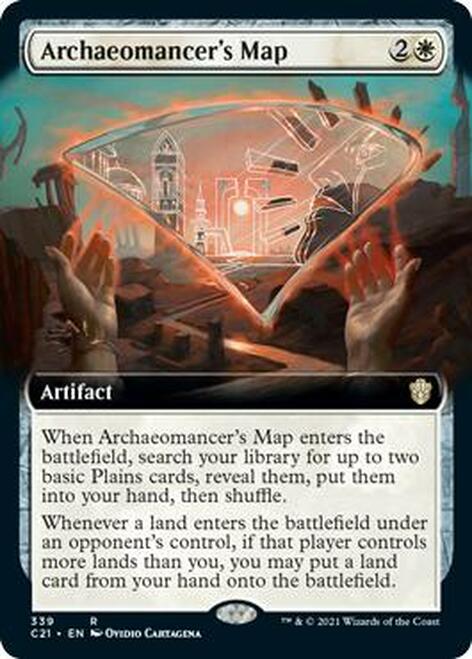 Archaeomancer's Map (Extended Art) [Commander 2021] | Gate City Games LLC