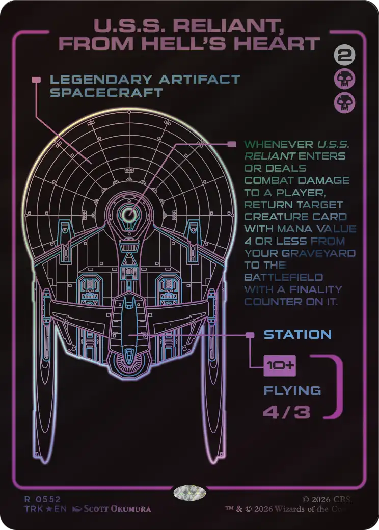 U.S.S. Reliant, From Hell's Heart (Showcase) [Star Trek] | Gate City Games LLC