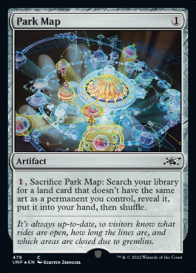 Park Map (Galaxy Foil) [Unfinity] | Gate City Games LLC
