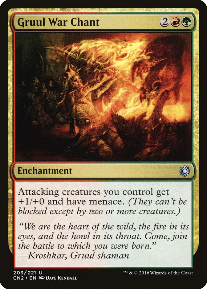 Gruul War Chant [Conspiracy: Take the Crown] | Gate City Games LLC