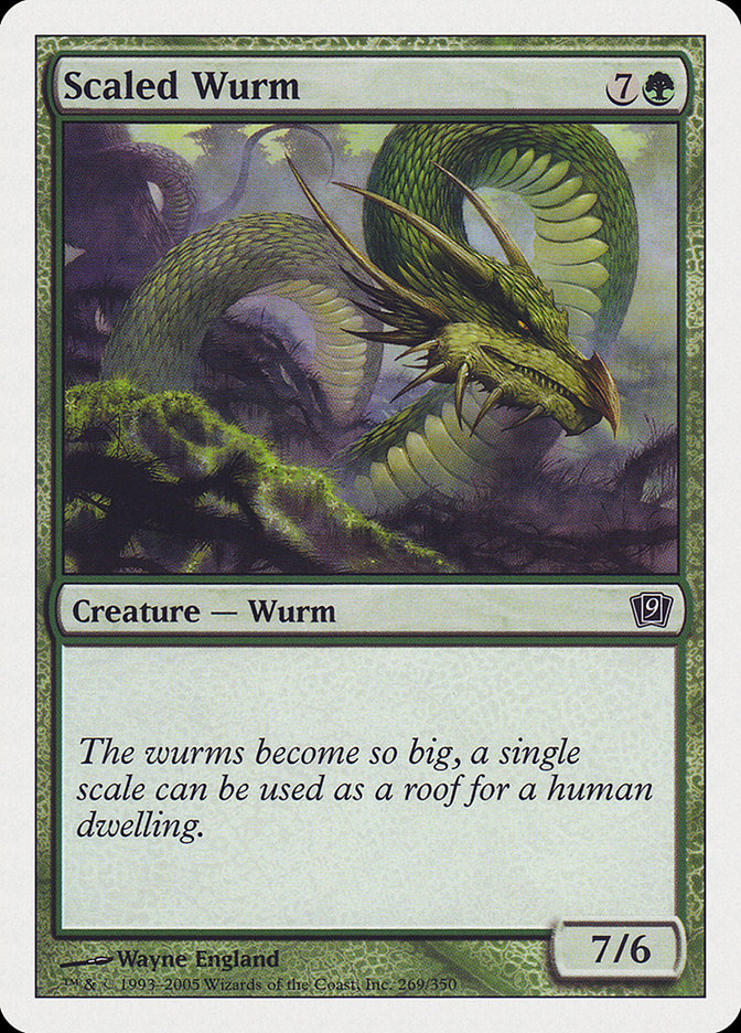 Scaled Wurm [Ninth Edition] | Gate City Games LLC