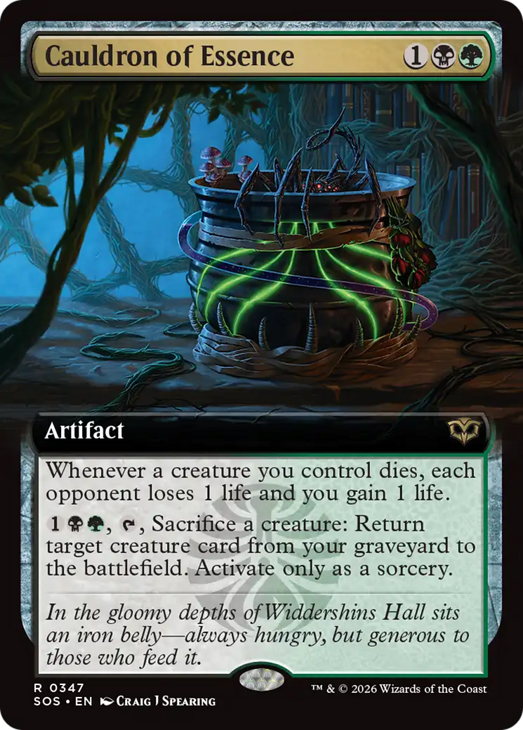 Cauldron of Essence (Extended Art) [Secrets of Strixhaven] | Gate City Games LLC