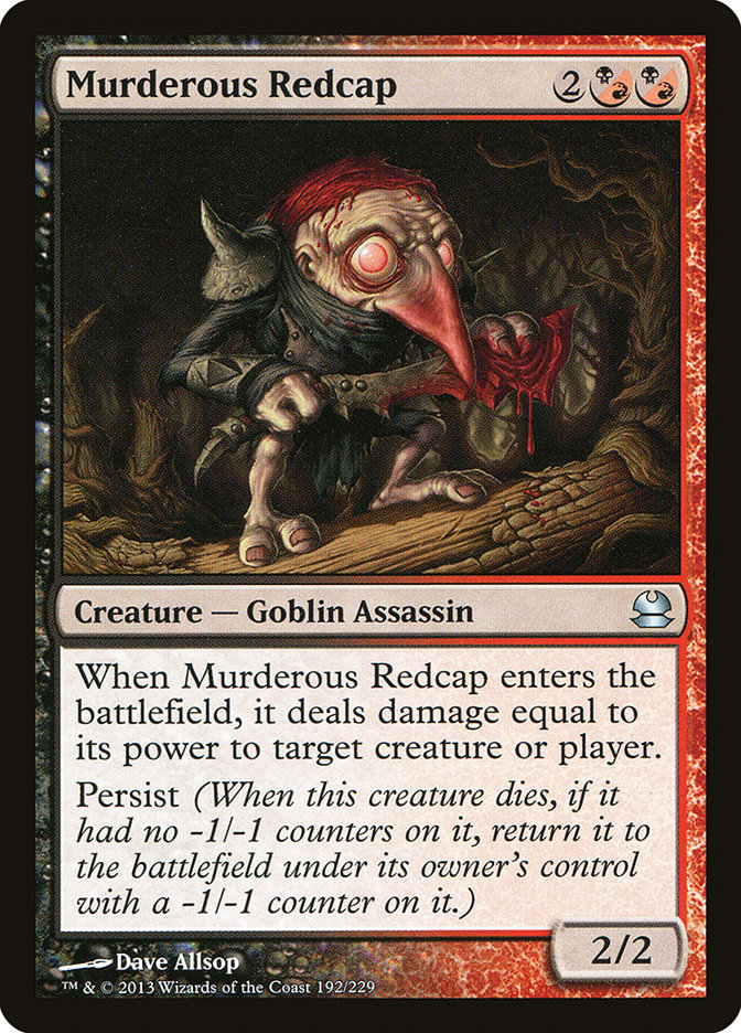 Murderous Redcap [Modern Masters] | Gate City Games LLC