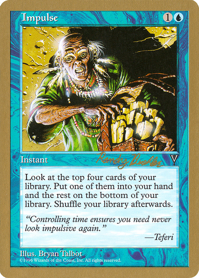 Impulse (Randy Buehler) [World Championship Decks 1998] | Gate City Games LLC