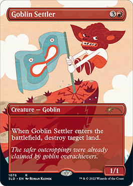 Goblin Settler (Borderless) [Secret Lair Drop Series] | Gate City Games LLC