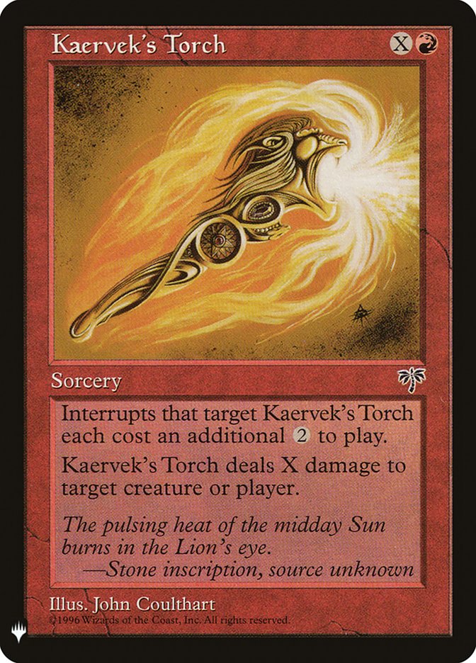 Kaervek's Torch [Mystery Booster] | Gate City Games LLC