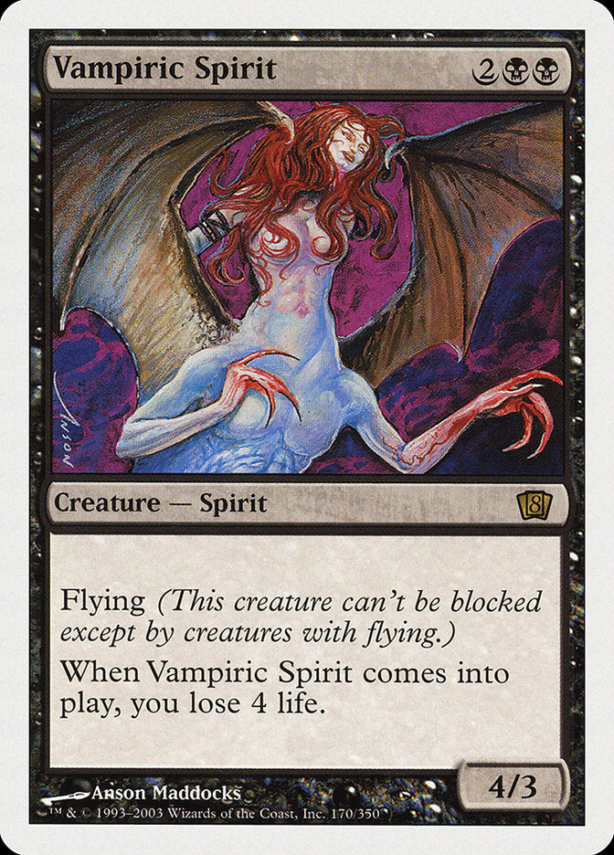 Vampiric Spirit [Eighth Edition] | Gate City Games LLC
