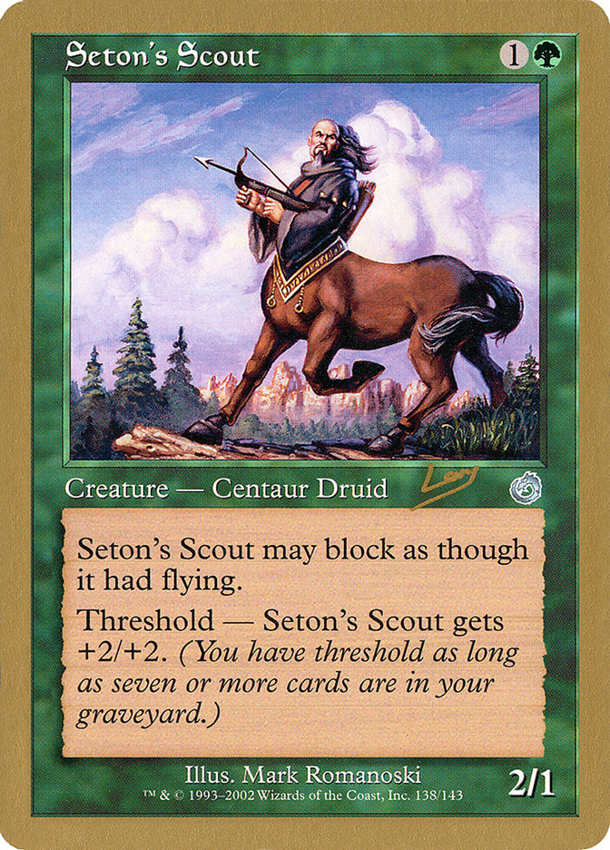Seton's Scout (Raphael Levy) [World Championship Decks 2002] | Gate City Games LLC