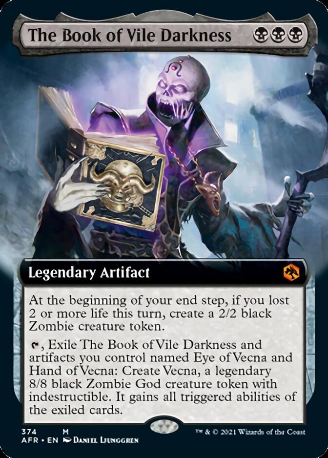 The Book of Vile Darkness (Extended Art) [Dungeons & Dragons: Adventures in the Forgotten Realms] | Gate City Games LLC