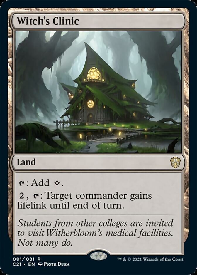 Witch's Clinic [Commander 2021] | Gate City Games LLC