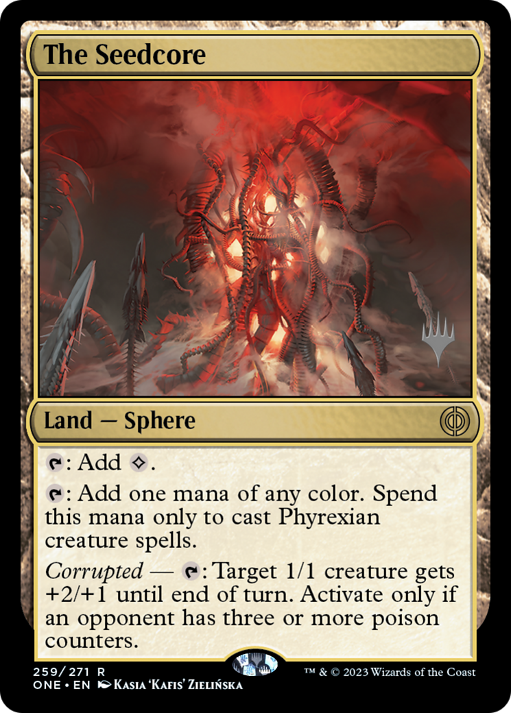 The Seedcore (Promo Pack) [Phyrexia: All Will Be One Promos] | Gate City Games LLC