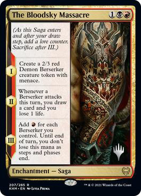 The Bloodsky Massacre (Promo Pack) [Kaldheim Promos] | Gate City Games LLC