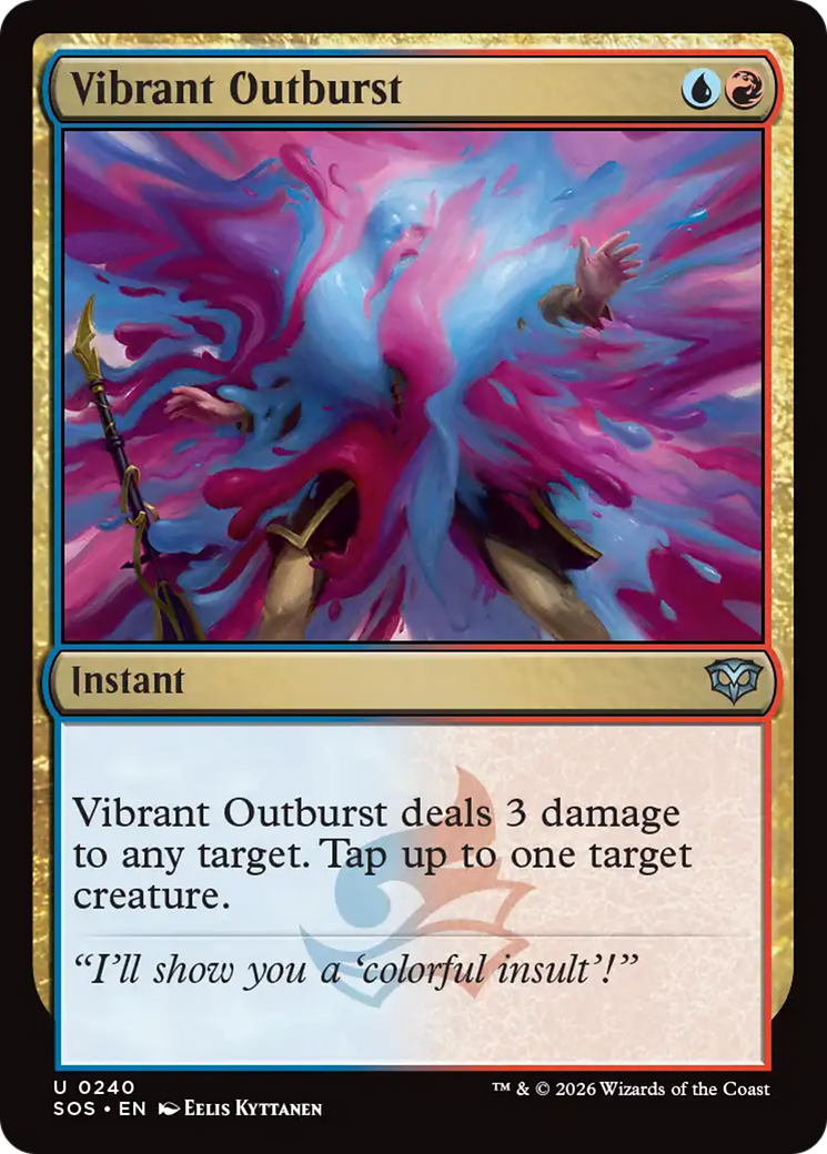Vibrant Outburst [Secrets of Strixhaven] | Gate City Games LLC
