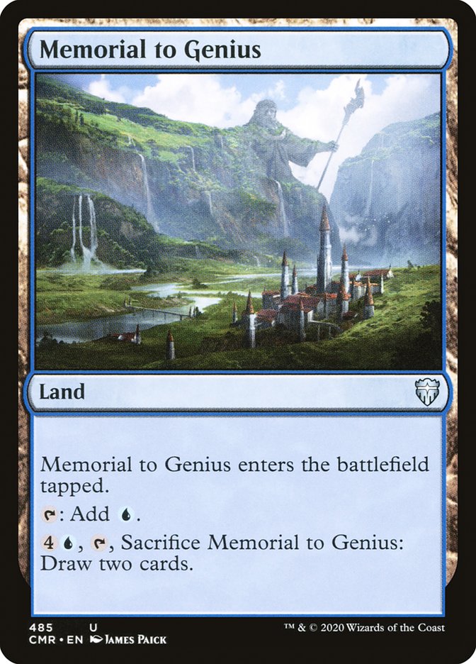 Memorial to Genius [Commander Legends] | Gate City Games LLC