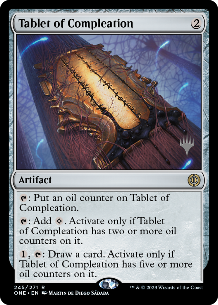 Tablet of Compleation (Promo Pack) [Phyrexia: All Will Be One Promos] | Gate City Games LLC
