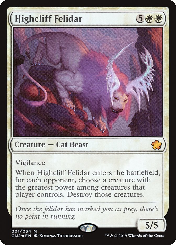Highcliff Felidar [Game Night 2019] | Gate City Games LLC