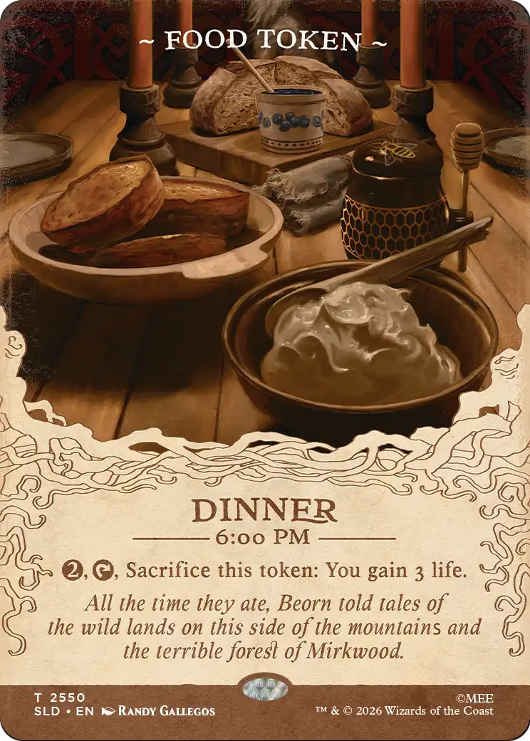 Food Token (2550) [Secret Lair Drop Series] | Gate City Games LLC