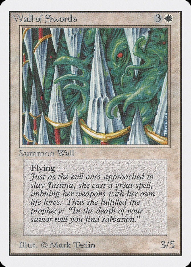 Wall of Swords [Unlimited Edition] | Gate City Games LLC