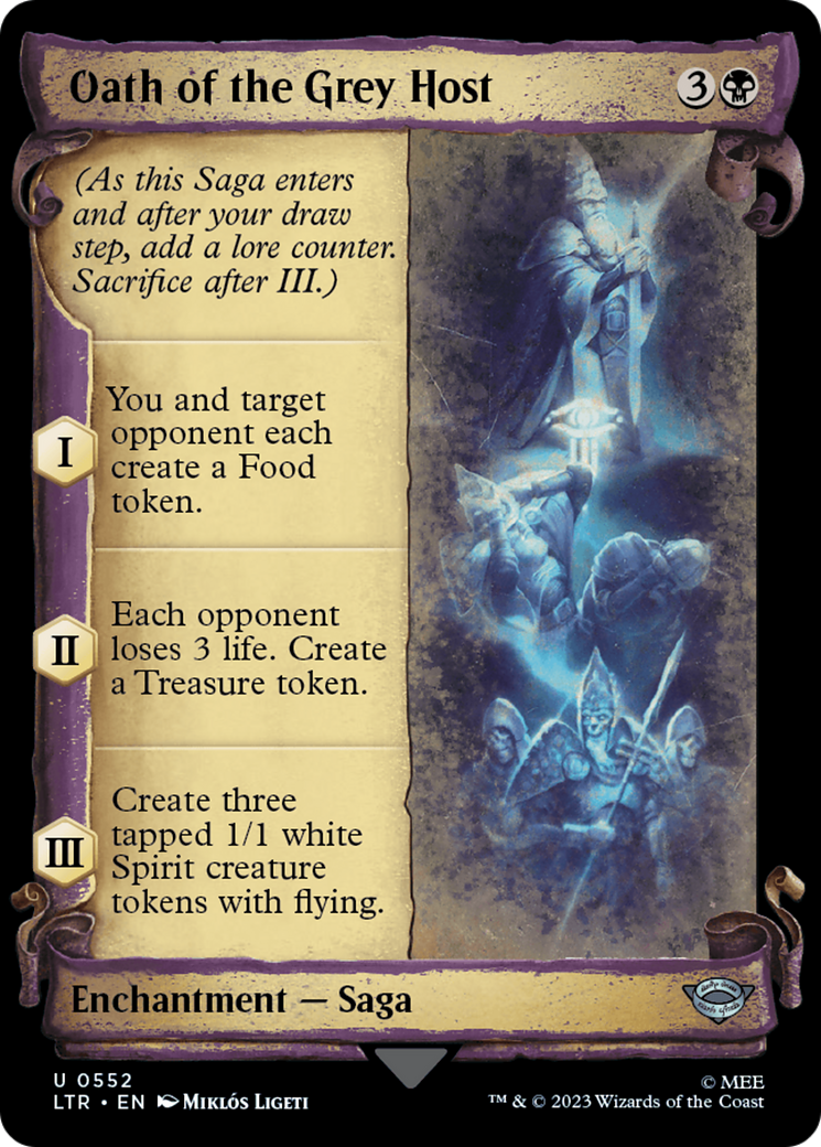 Oath of the Grey Host [The Lord of the Rings: Tales of Middle-Earth Showcase Scrolls] | Gate City Games LLC